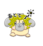 モジャなパグ（個別スタンプ：13）