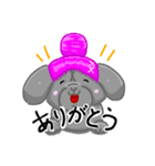 モジャなパグ（個別スタンプ：21）