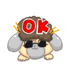 モジャなパグ（個別スタンプ：30）