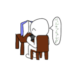 へんなひとのスタンプの最後のやつ（個別スタンプ：33）