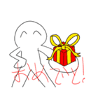 へんなひとのスタンプの最後のやつ（個別スタンプ：39）