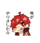 しろことあかりのLINEスタンプ（個別スタンプ：30）