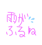 手書きメッセージだよ（個別スタンプ：7）