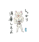 タフ"guy"な猫 ～筋肉が気になる編～（個別スタンプ：16）