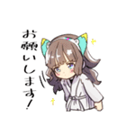 空手女子（個別スタンプ：1）