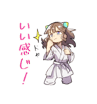 空手女子（個別スタンプ：10）