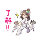 空手女子（個別スタンプ：14）