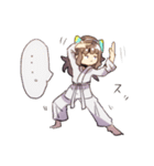 空手女子（個別スタンプ：38）