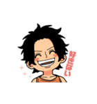 ONE PIECE エースとサボのスタンプ5（個別スタンプ：13）