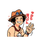 ONE PIECE エースとサボのスタンプ5（個別スタンプ：37）