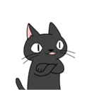 シシシくろねこ version 2（個別スタンプ：8）
