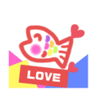 ライフセーバースタンプ♡魚♡亀♡（個別スタンプ：1）