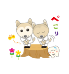 はみがきシバチャン（個別スタンプ：3）
