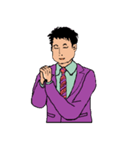 働く男性シリーズ：ヤングマン ビッグ JW（個別スタンプ：10）