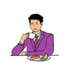 働く男性シリーズ：ヤングマン ビッグ JW（個別スタンプ：28）