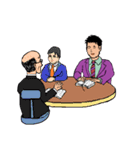 働く男性シリーズ：ヤングマン ビッグ JW（個別スタンプ：40）