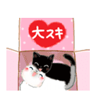 【飛び出す♪】まんまるお目め♡ミーちゃん（個別スタンプ：13）