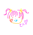 手書きホワイト（個別スタンプ：8）