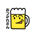 ビアっちとワイ美のお酒大好きスタンプ（個別スタンプ：1）