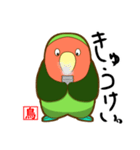 コザクラインコのケンゾー（個別スタンプ：7）