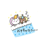 ねこにゃんとくまりんのほのぼのスタンプ（個別スタンプ：4）