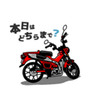 赤いミニバイクでGO！（個別スタンプ：21）