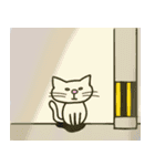 白ねこ チビ（個別スタンプ：20）