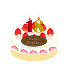 誕生日 動く ケーキ (10～19歳) ①（個別スタンプ：17）