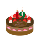 誕生日 動く ケーキ (10～19歳) ①（個別スタンプ：20）
