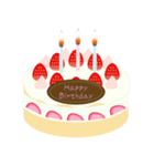 誕生日 動く ケーキ (10～19歳) ①（個別スタンプ：21）