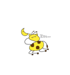 キリンさん。ときどき、シマウマさん。（個別スタンプ：2）