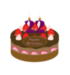 誕生日 動く ケーキ (20～29歳) ①（個別スタンプ：6）