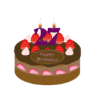 誕生日 動く ケーキ (20～29歳) ①（個別スタンプ：16）