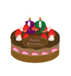 誕生日 動く ケーキ (20～29歳) ①（個別スタンプ：20）