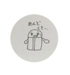 (ノートの落書きシリーズ)消しゴムくんの声（個別スタンプ：26）