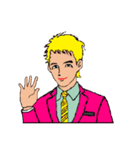 働く男性シリーズ：ゴールド JW（個別スタンプ：1）