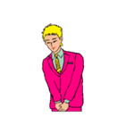 働く男性シリーズ：ゴールド JW（個別スタンプ：5）