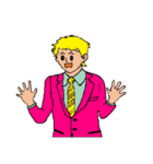 働く男性シリーズ：ゴールド JW（個別スタンプ：8）
