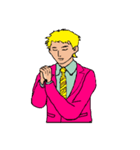 働く男性シリーズ：ゴールド JW（個別スタンプ：10）