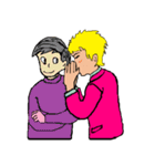働く男性シリーズ：ゴールド JW（個別スタンプ：11）