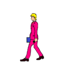 働く男性シリーズ：ゴールド JW（個別スタンプ：27）