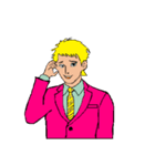 働く男性シリーズ：ゴールド JW（個別スタンプ：38）