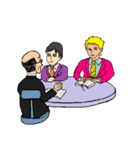 働く男性シリーズ：ゴールド JW（個別スタンプ：40）