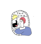 ゆるゆる名画名作シリーズ（個別スタンプ：3）