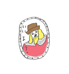 ゆるゆる名画名作シリーズ（個別スタンプ：6）