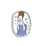 ゆるゆる名画名作シリーズ（個別スタンプ：18）