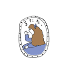 ゆるゆる名画名作シリーズ（個別スタンプ：28）