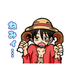 ONE PIECE ルフィとゾロの日常スタンプ（個別スタンプ：12）