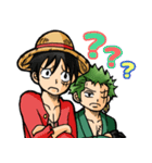 ONE PIECE ルフィとゾロの日常スタンプ（個別スタンプ：18）