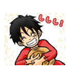 ONE PIECE ルフィとゾロの日常スタンプ（個別スタンプ：19）